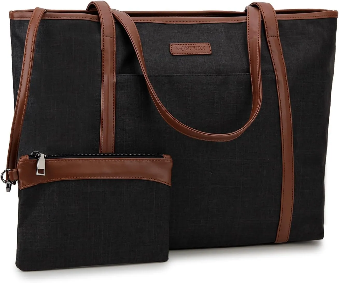 VX VONXURY Laptop Bag for Women,15.6 Inch Work Tote Professional Shoulder Handbag Ideal for Business Office