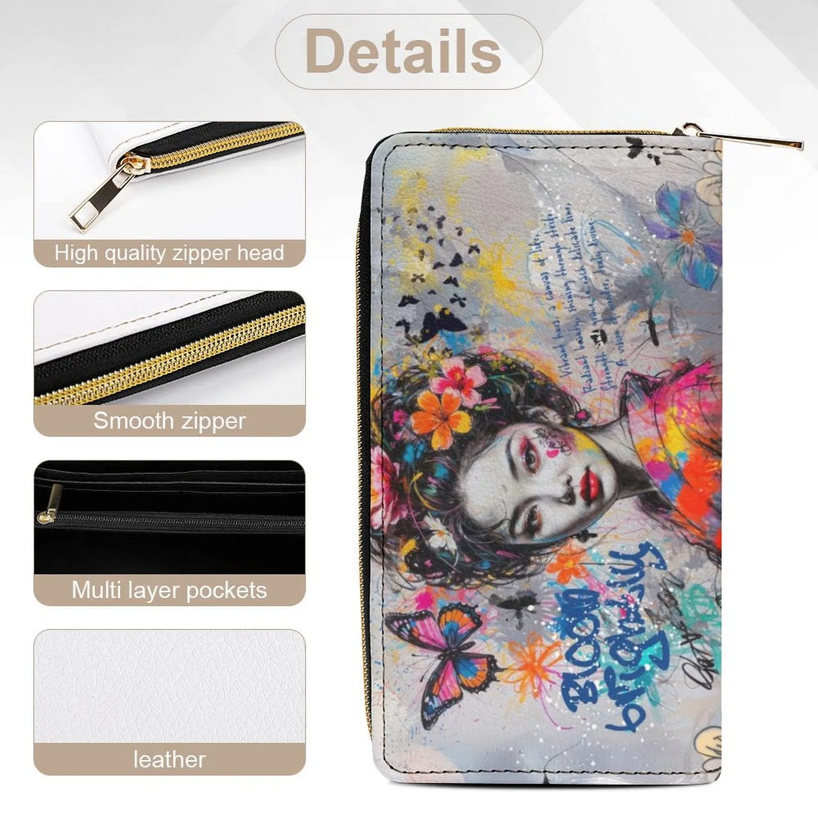 Wallet  - Asian Woman Street Style art