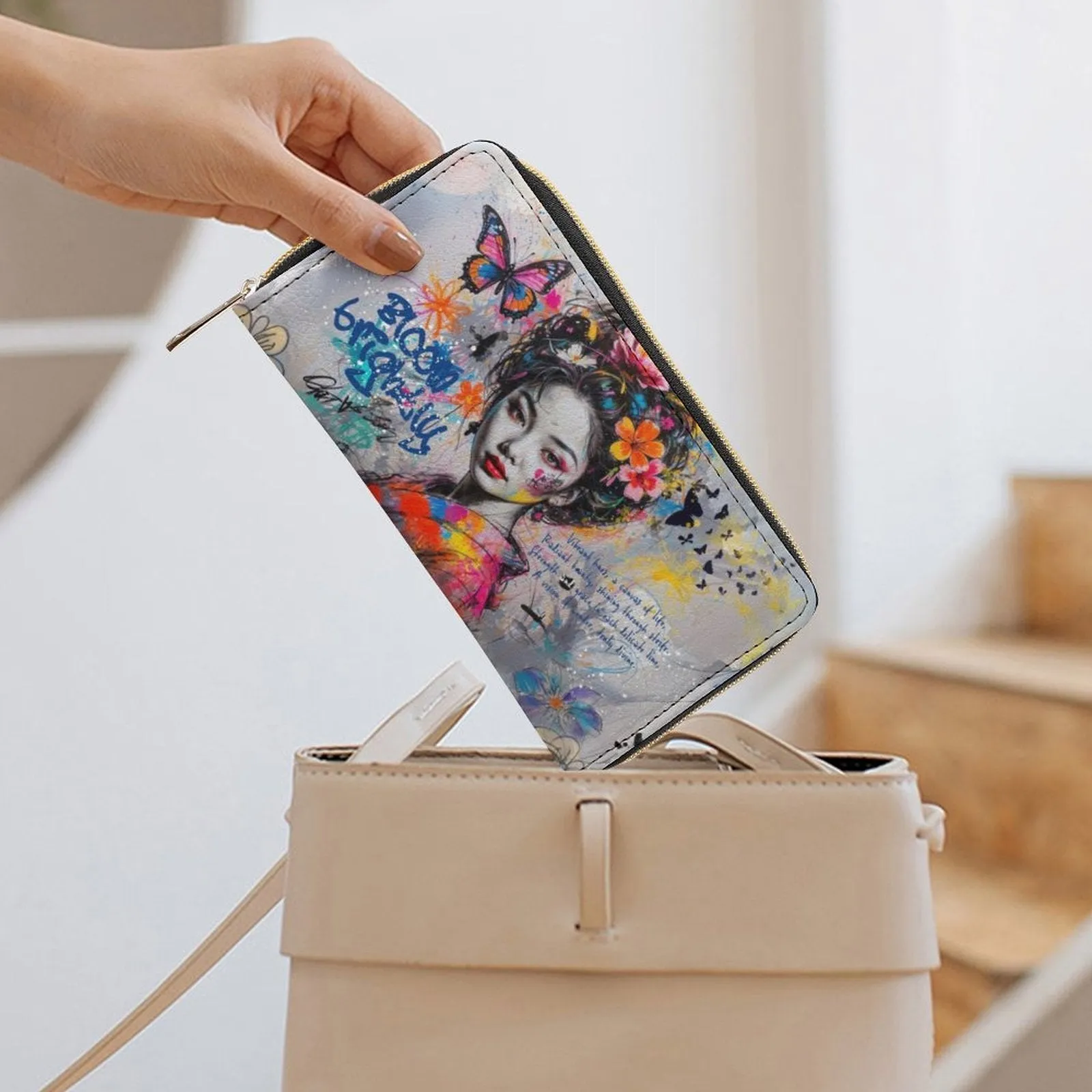 Wallet  - Asian Woman Street Style art