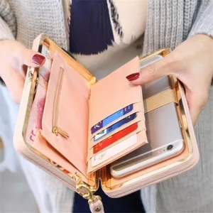 Wallet Female Women's Wallet Snap Coin Purse Phone Bag