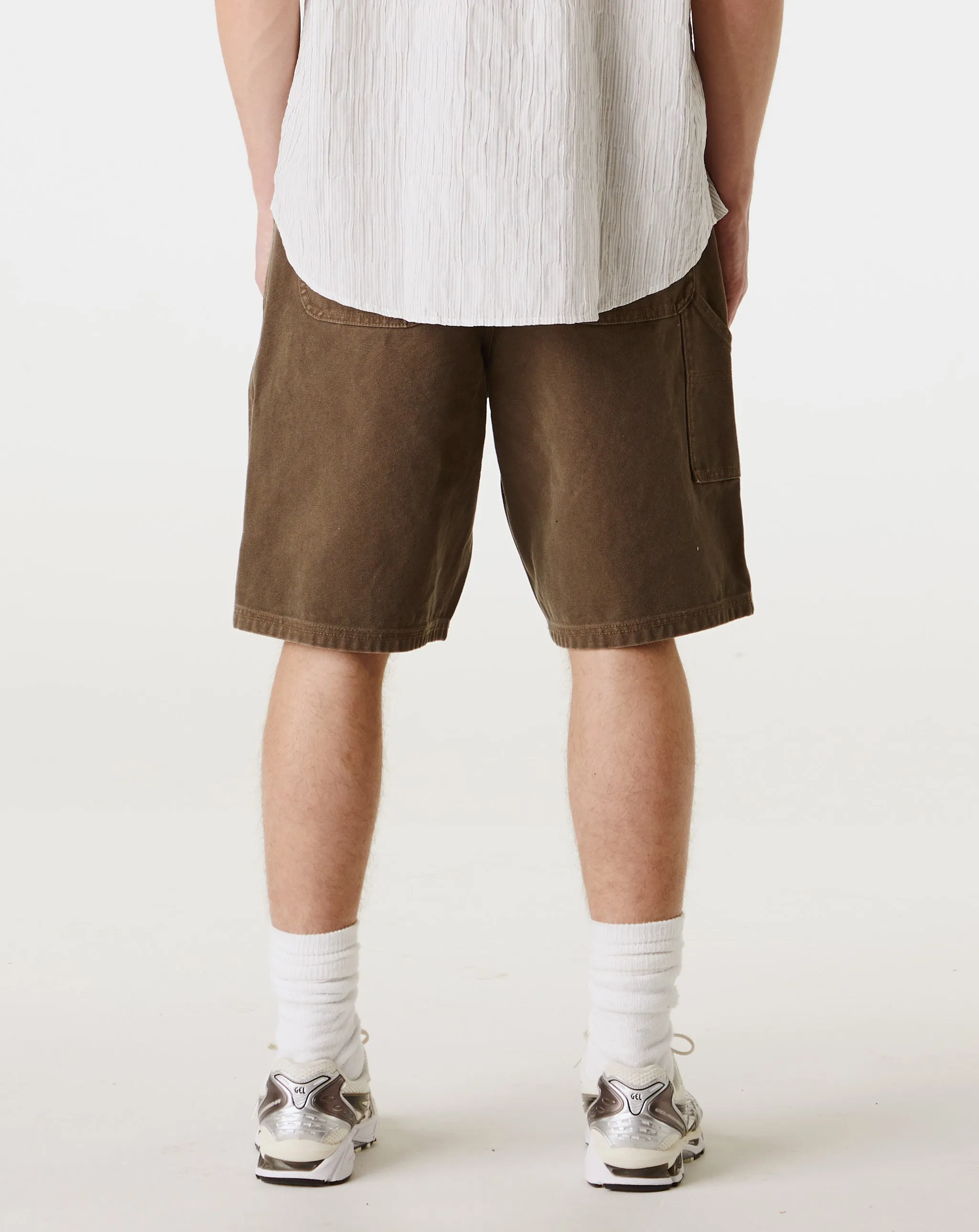Washed Canvas Work Shorts