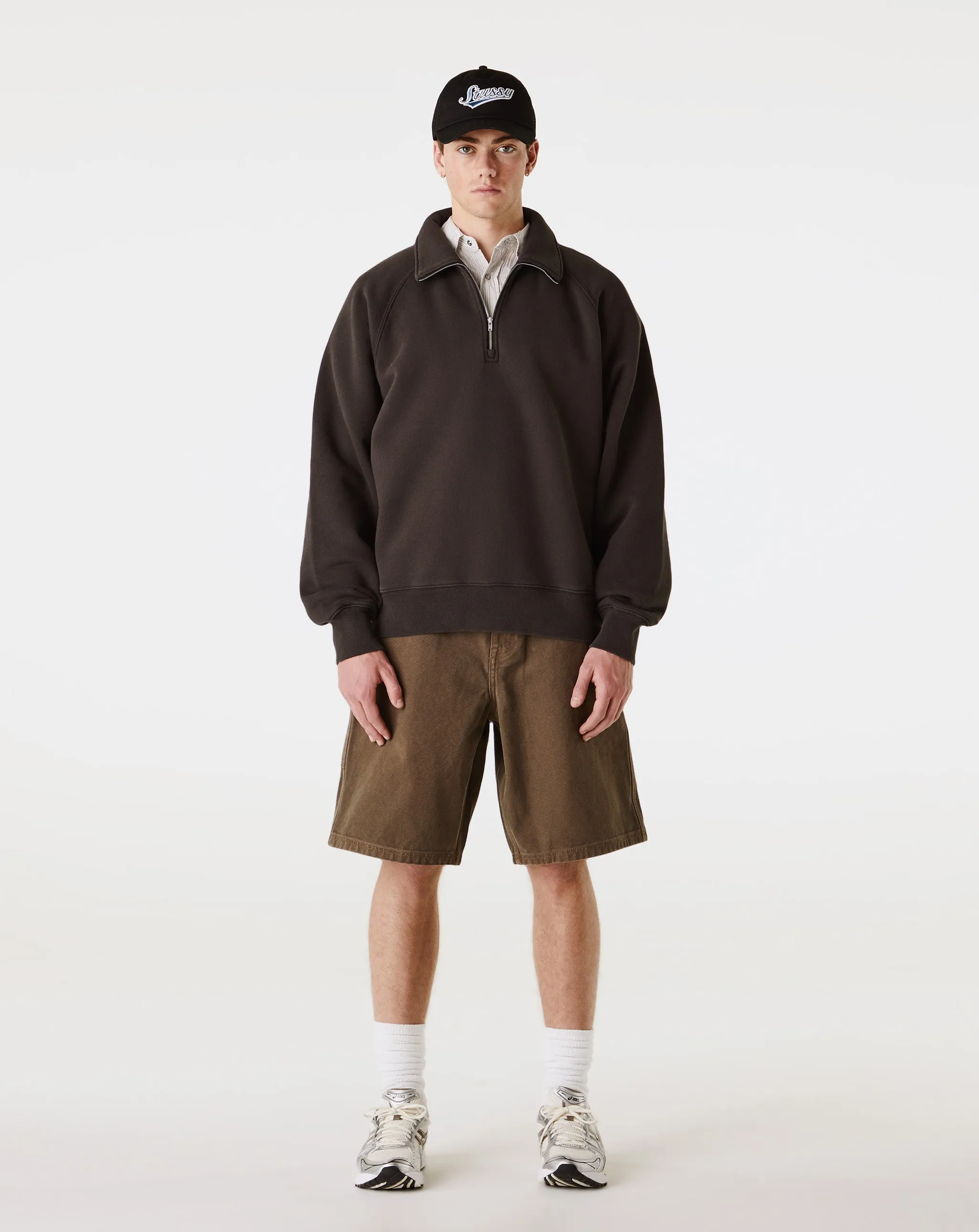 Washed Canvas Work Shorts