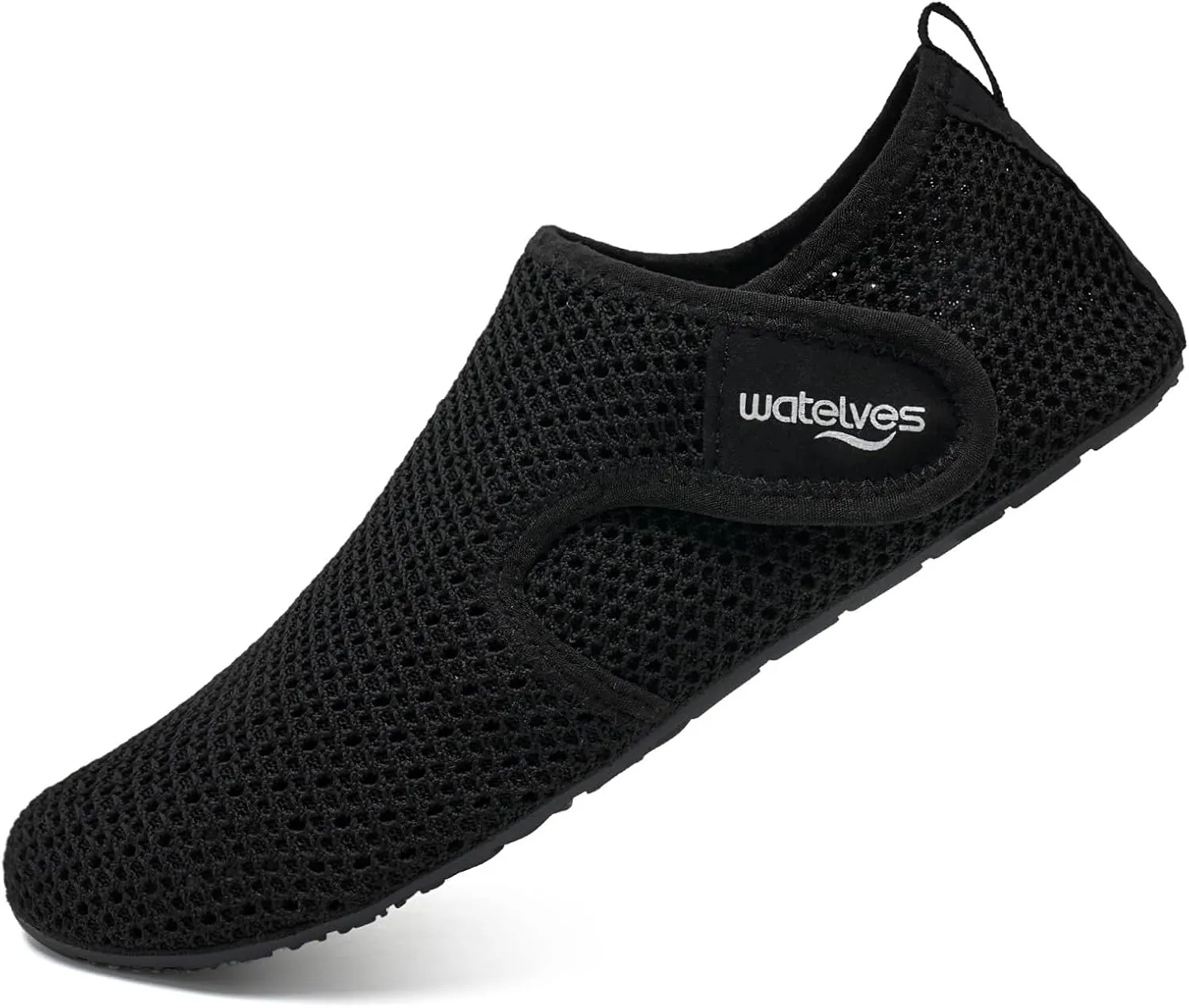 WateLves Water Shoes for Women Men Swim Beach Aqua Socks Quick Dry Barefoot House Slippers Travel Shoes with Adjustable Magic Tape for Pool Diving Boating Yoga Surf