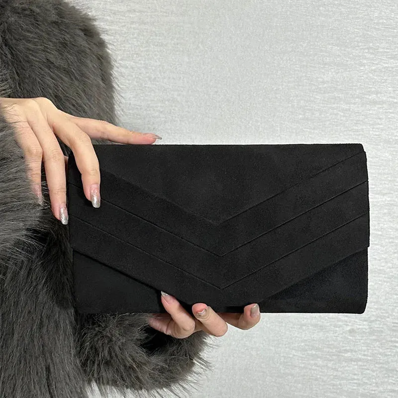 Wedding Hand Bag Shoulder Bag Clutch Bag Evening Purse Velvet Dinner Bag for Friends Party Carrying