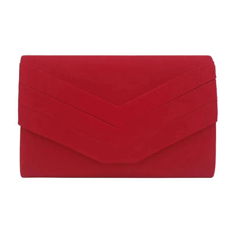 Wedding Hand Bag Shoulder Bag Clutch Bag Evening Purse Velvet Dinner Bag for Friends Party Carrying