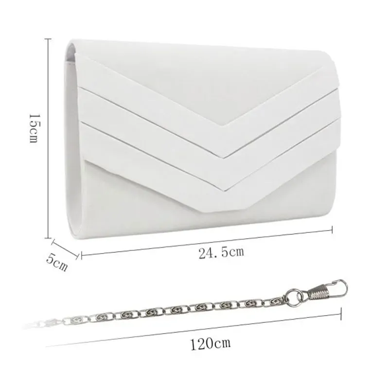 Wedding Hand Bag Shoulder Bag Clutch Bag Evening Purse Velvet Dinner Bag for Friends Party Carrying