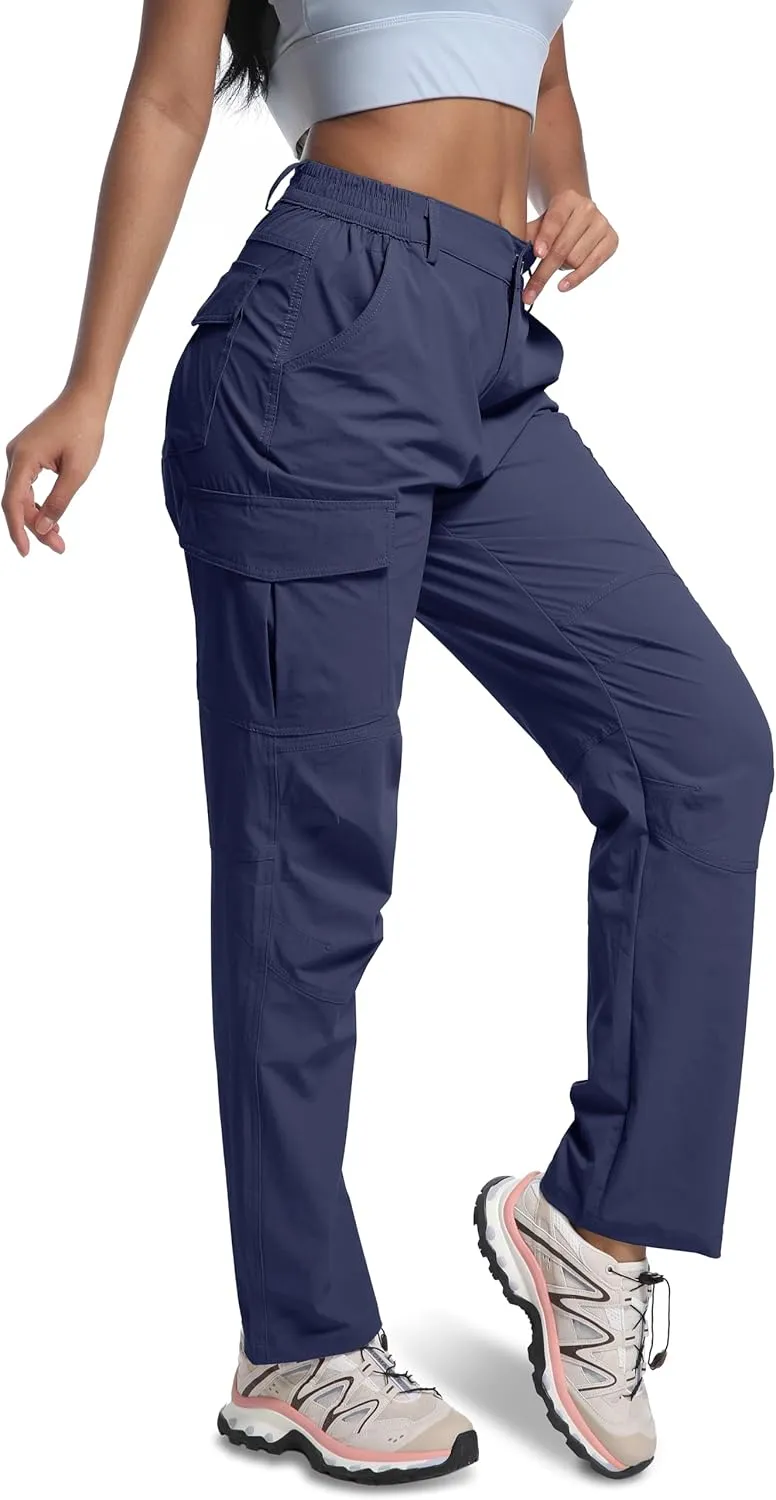 WENRONSTA Women's Hiking Cargo Pants Lightweight Quick Dry Waterproof UPF 50  Camping Fishing Travel Outdoor Work Pants
