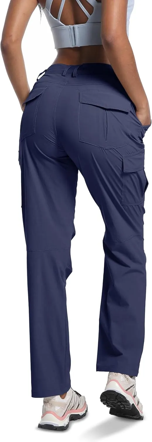 WENRONSTA Women's Hiking Cargo Pants Lightweight Quick Dry Waterproof UPF 50  Camping Fishing Travel Outdoor Work Pants
