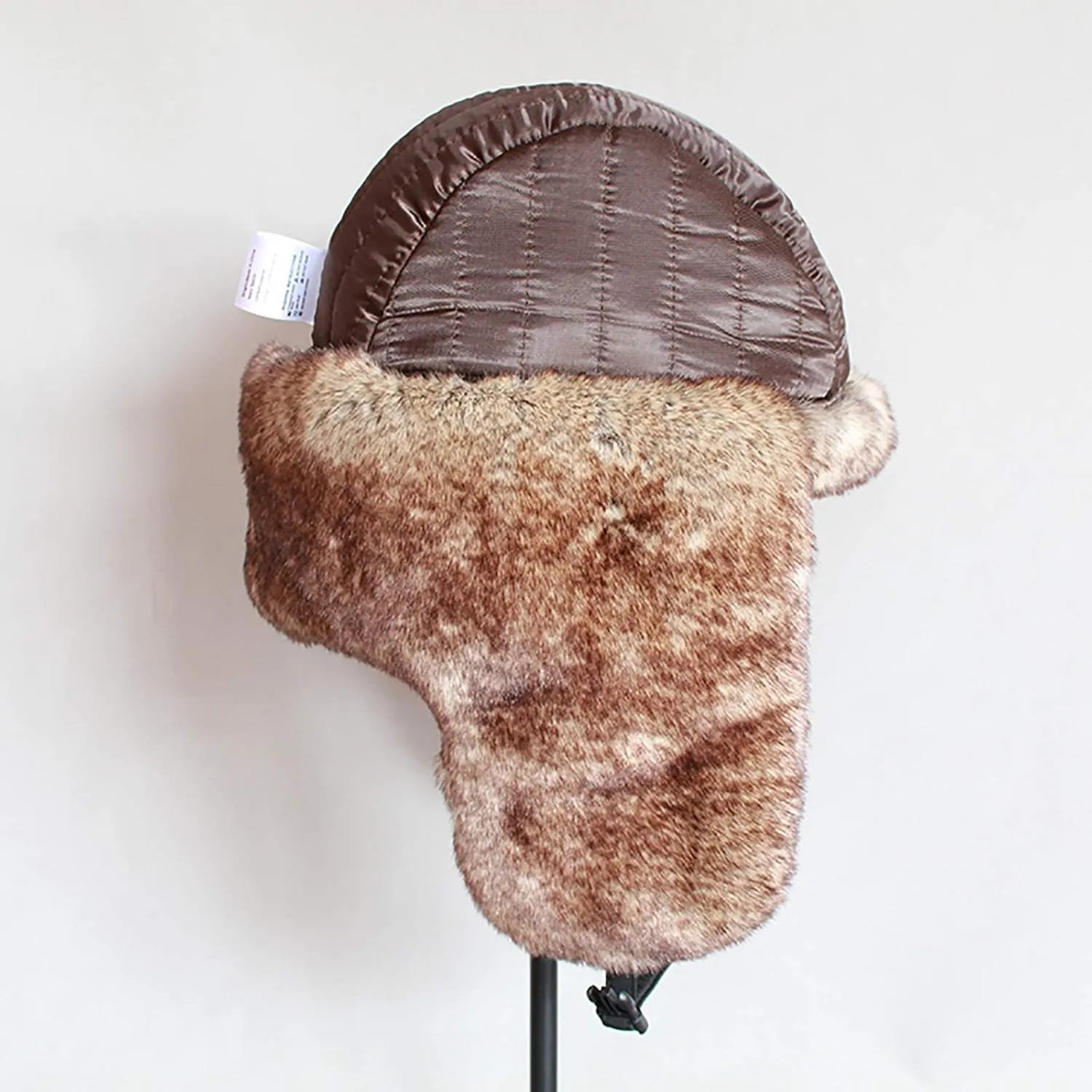 Winter Hats, Hat Men's Trooper Trapper Hat Faux Fur Hat with Ear Flaps Aviator Hat Keep Warm Winter for Outdoor