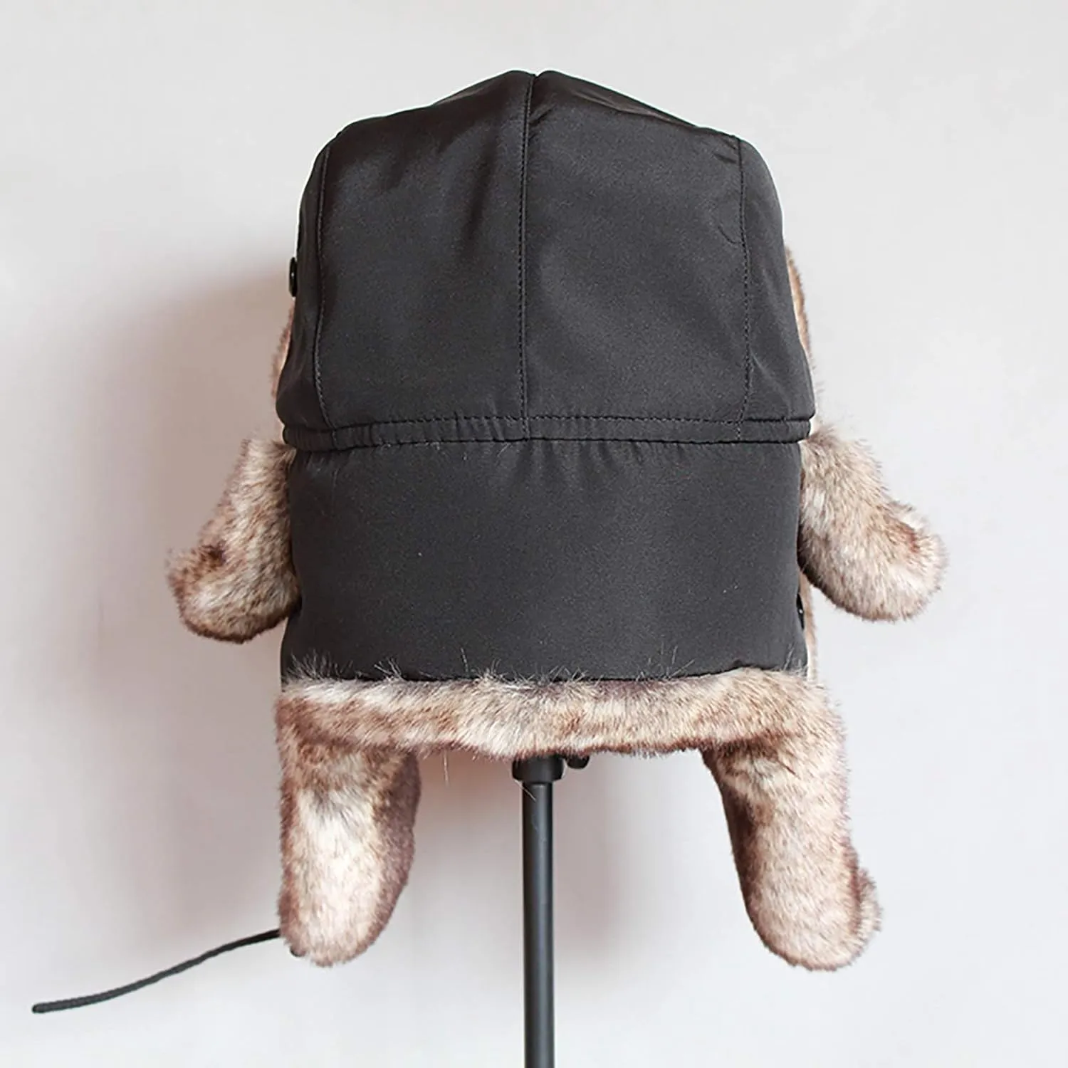 Winter Hats, Hat Men's Trooper Trapper Hat Faux Fur Hat with Ear Flaps Aviator Hat Keep Warm Winter for Outdoor