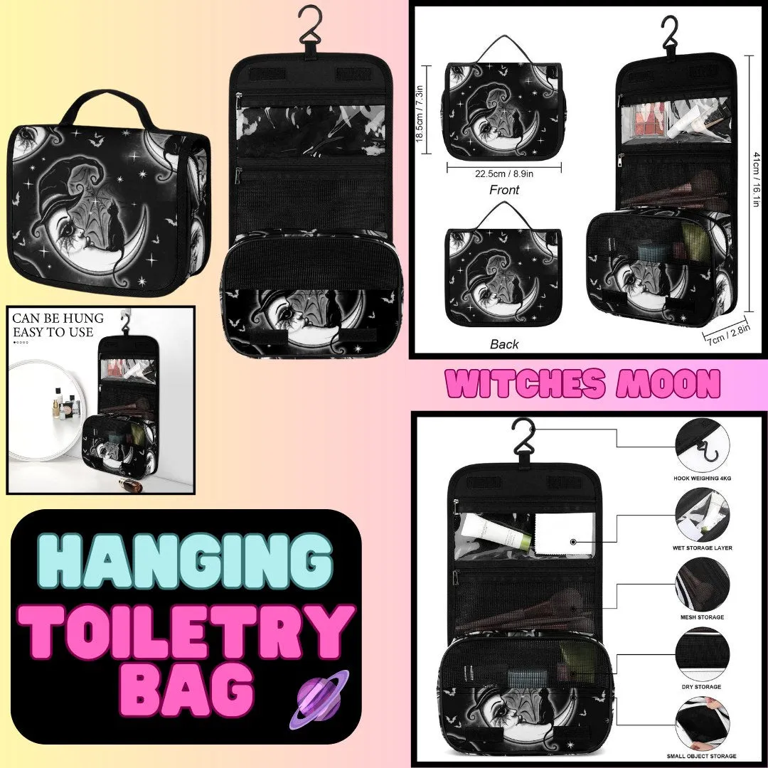 WITCHES MOON - HANGING TOILETRY BAG-PREORDER CLOSING 8/26