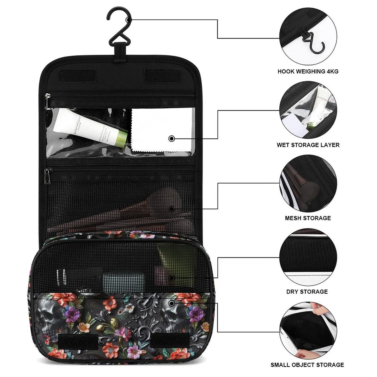 WITCHES MOON - HANGING TOILETRY BAG-PREORDER CLOSING 8/26