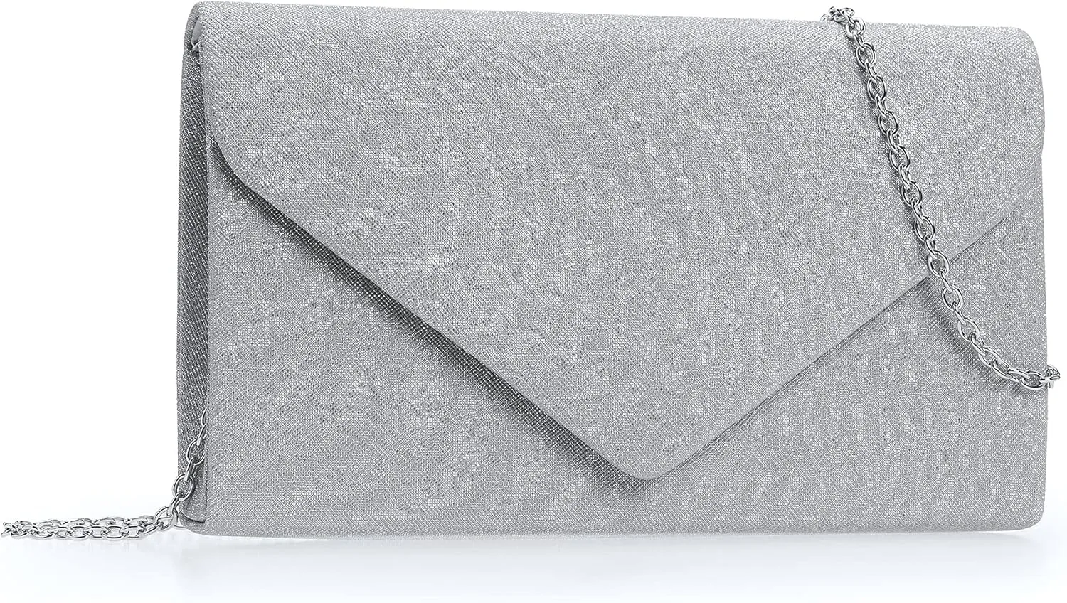 Women PU Clutch Glittering Evening Bag Formal Handbag Wedding Cocktail Prom Party Purse