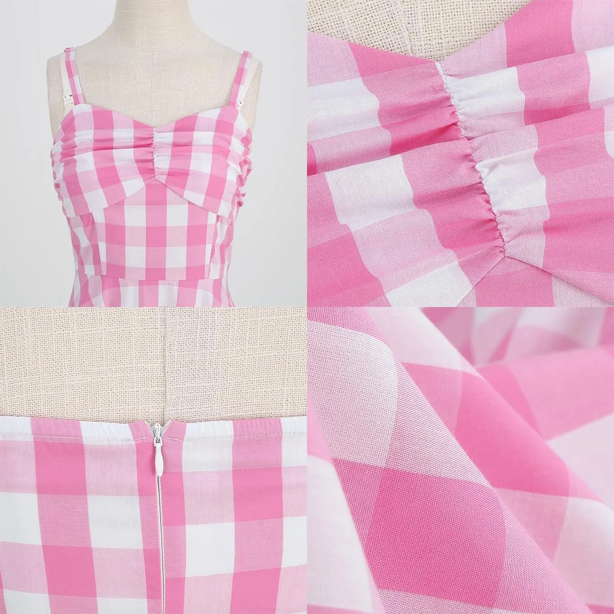 Womens 1950s Retro Rockabilly Princess Cosplay Dress Floral Halter Audrey Hepburn 50's 60's Party Costume Gown