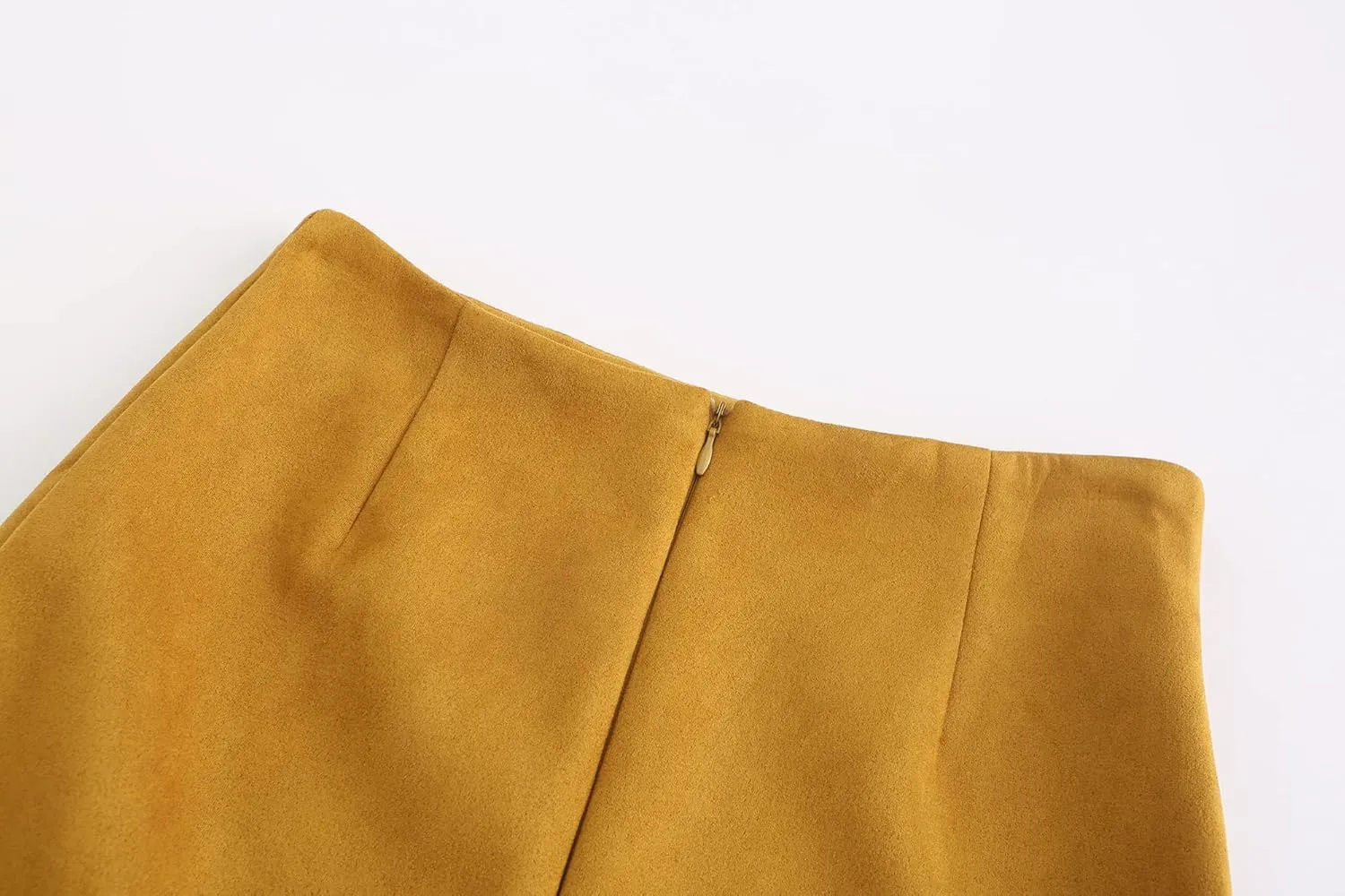 Women's Faux Suede Midi Pencil Skirt