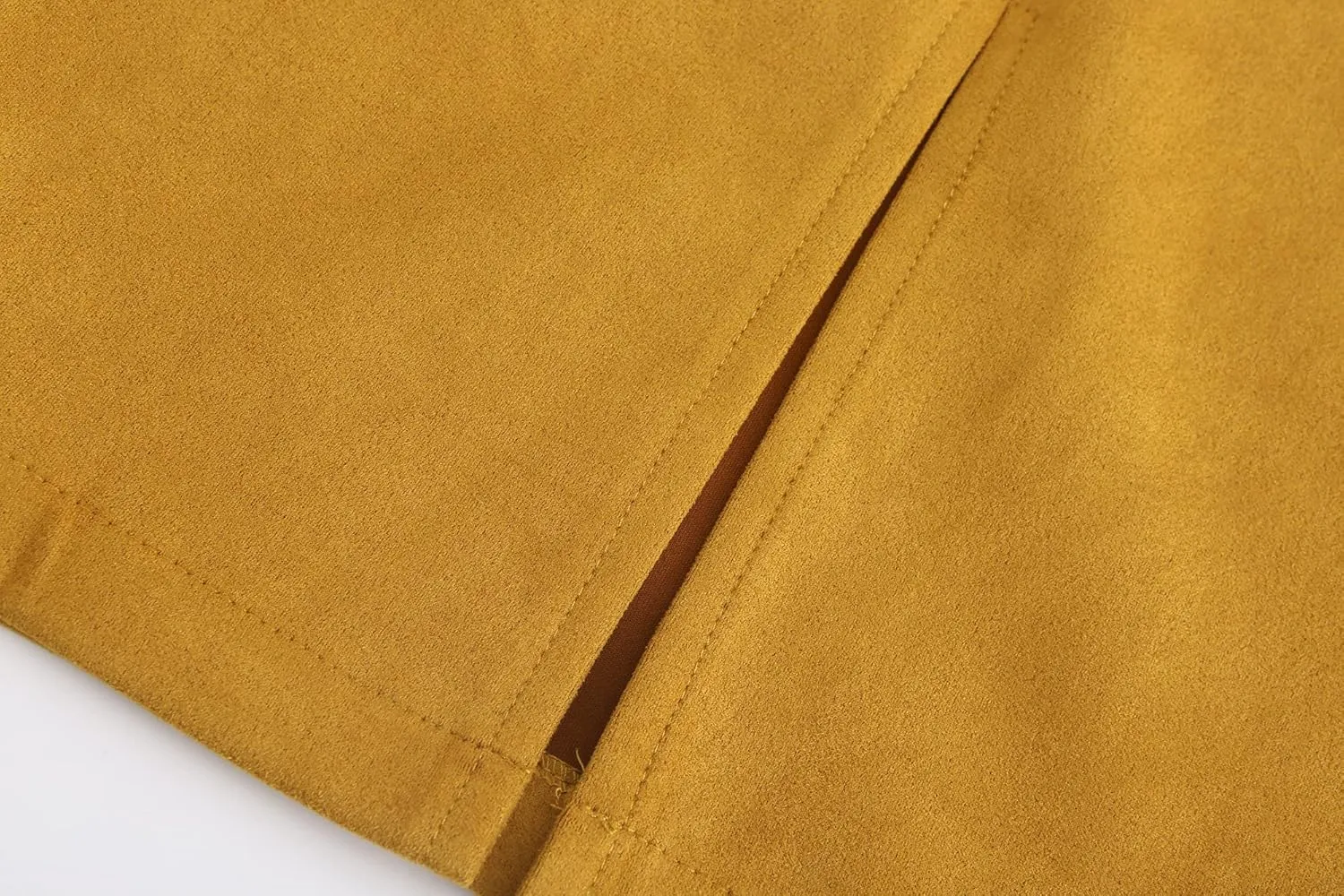 Women's Faux Suede Midi Pencil Skirt
