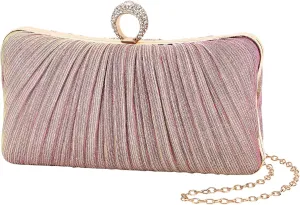 Shimmering Metallic Velvet Evening Satchels