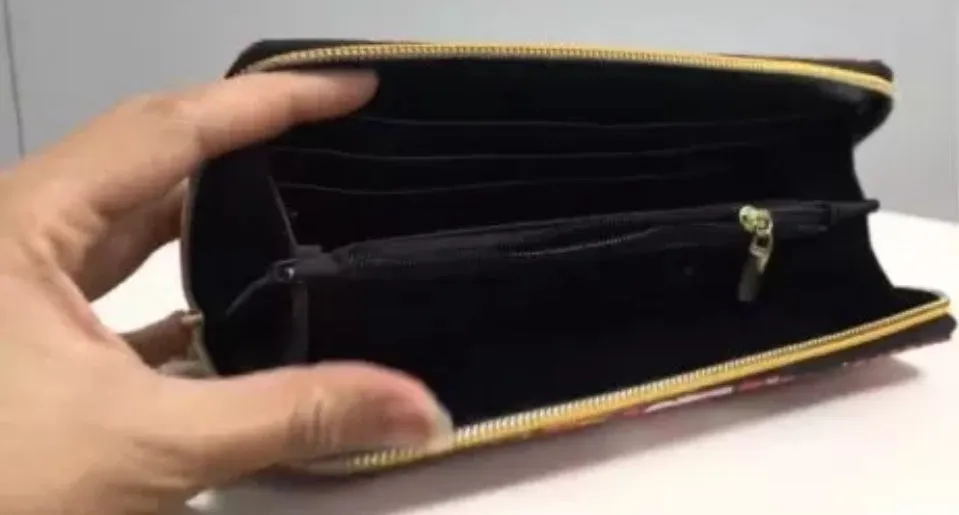 Womens NRL Fashion Zipper Purses With Handle