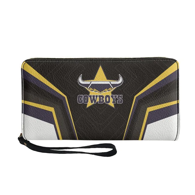 Womens NRL Fashion Zipper Purses With Handle