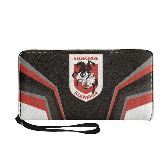 Womens NRL Fashion Zipper Purses With Handle