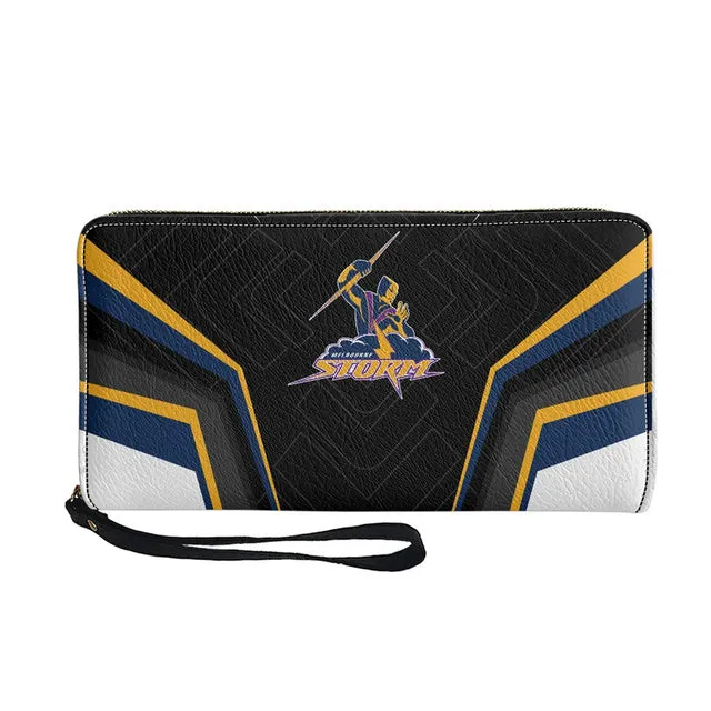 Womens NRL Fashion Zipper Purses With Handle