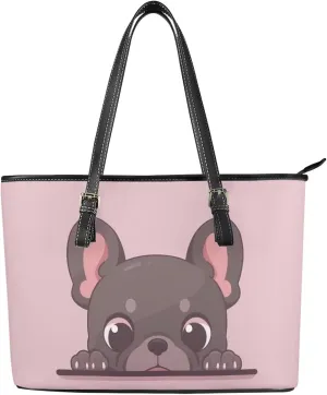 Women's Soft Faux Leather Tote Bag Casual Handbags and Purses for Travel