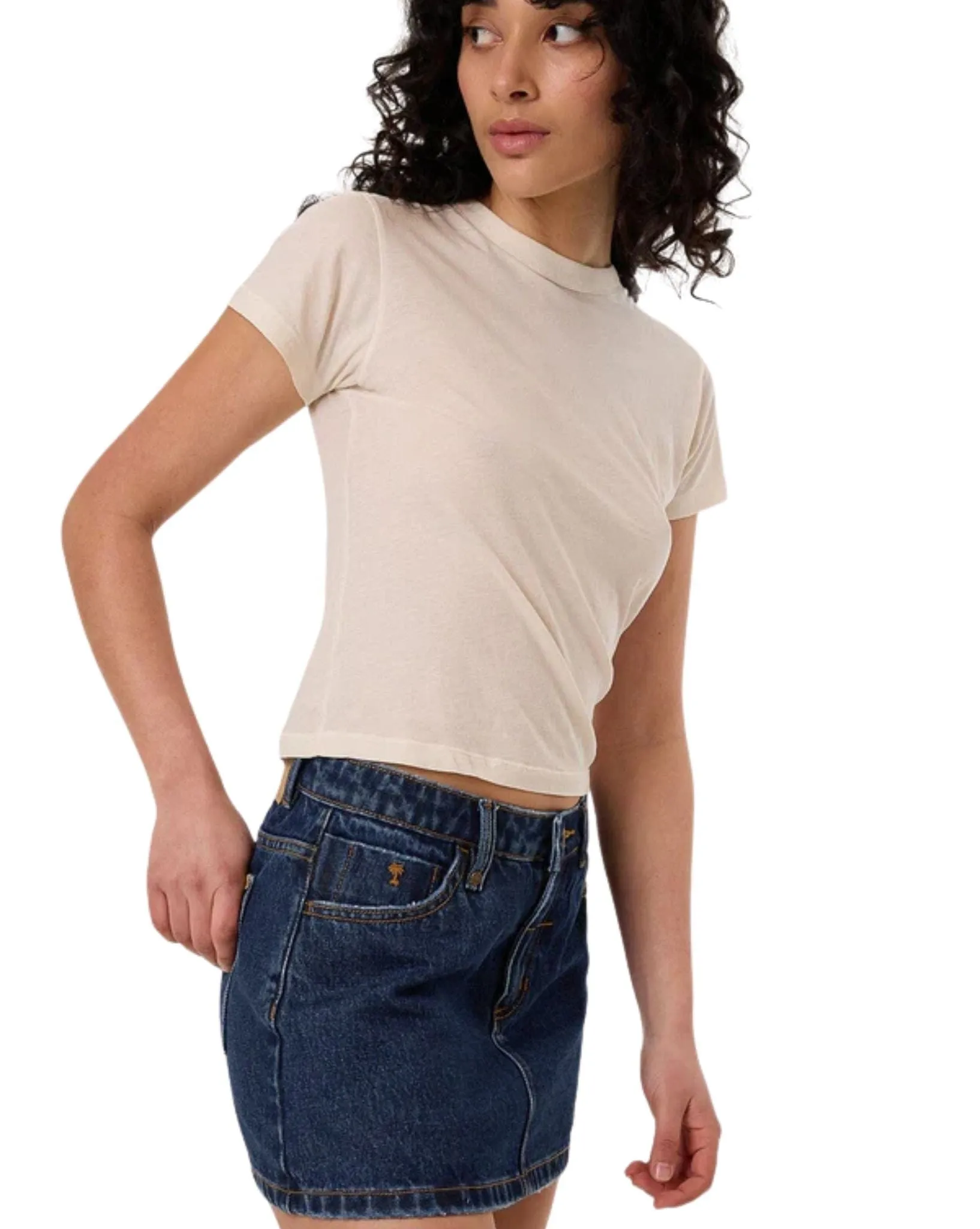 Womens Sophie Skirt- Rinsed Ink