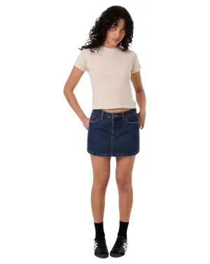 Womens Sophie Skirt- Rinsed Ink