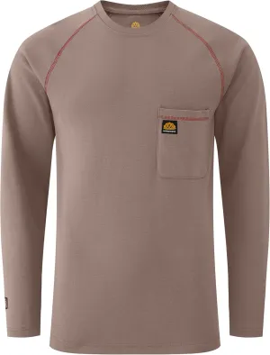 WORKWEYA FR Shirts Flame Resistant Shirt 6.5oz Men's NFPA 2112/CAT2 Long Sleeve Shirt