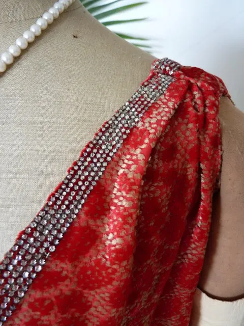 WORTH Dévoré Velvet Evening Dress, Paris, ca. 1926