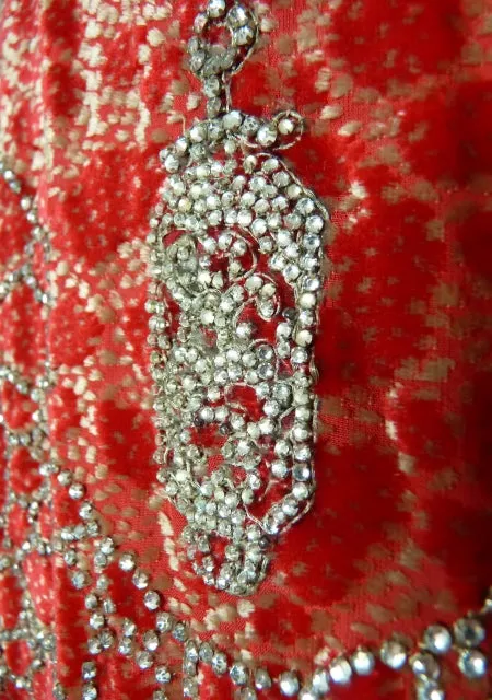 WORTH Dévoré Velvet Evening Dress, Paris, ca. 1926