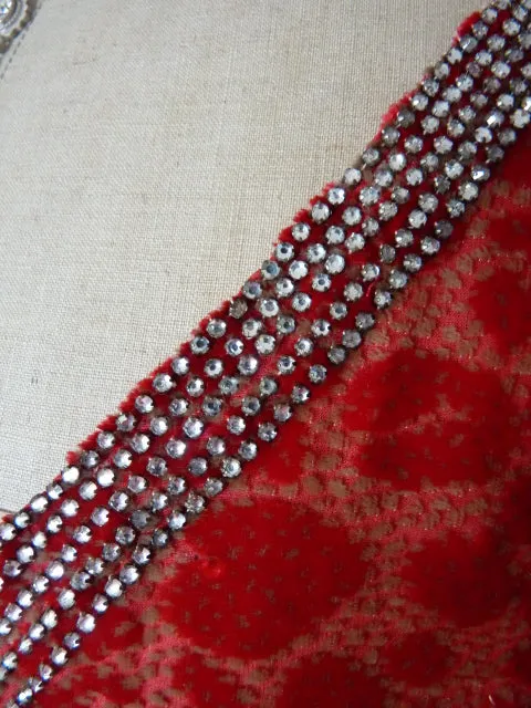 WORTH Dévoré Velvet Evening Dress, Paris, ca. 1926