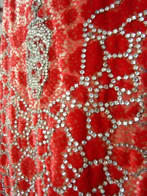 WORTH Dévoré Velvet Evening Dress, Paris, ca. 1926
