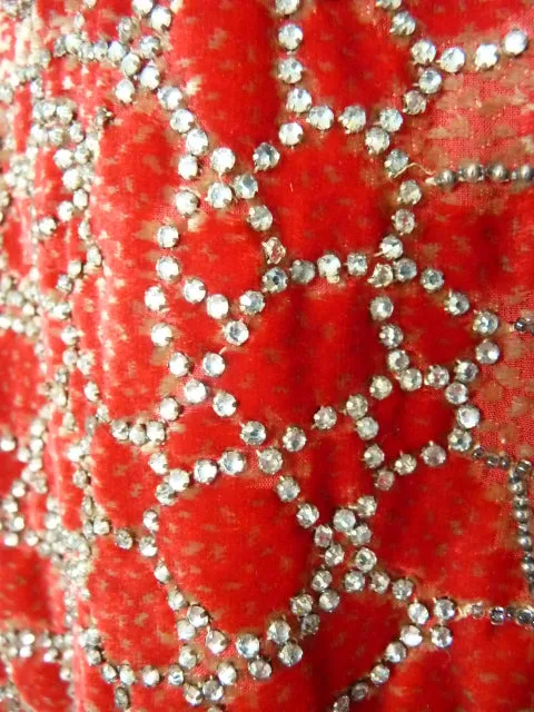 WORTH Dévoré Velvet Evening Dress, Paris, ca. 1926