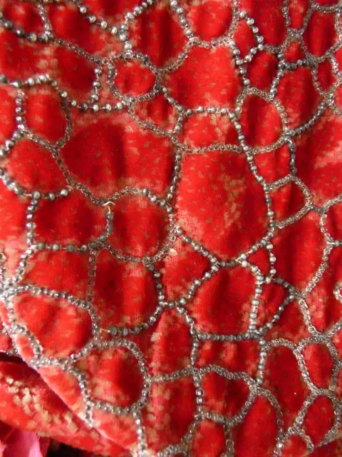 WORTH Dévoré Velvet Evening Dress, Paris, ca. 1926