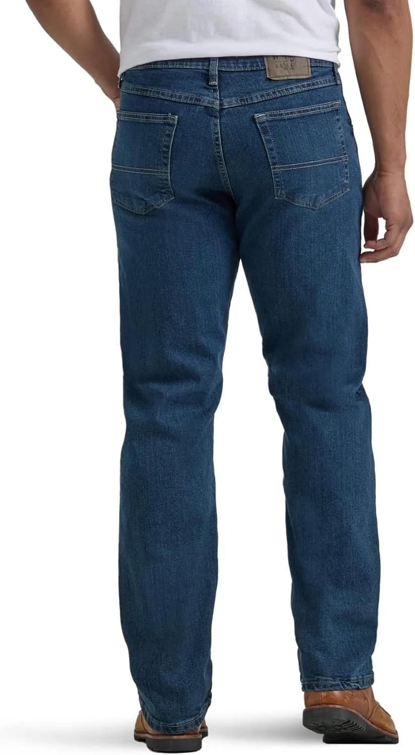 Wrangler Authentics Men's Classic 5-Pocket Relaxed Fit Flex Jean