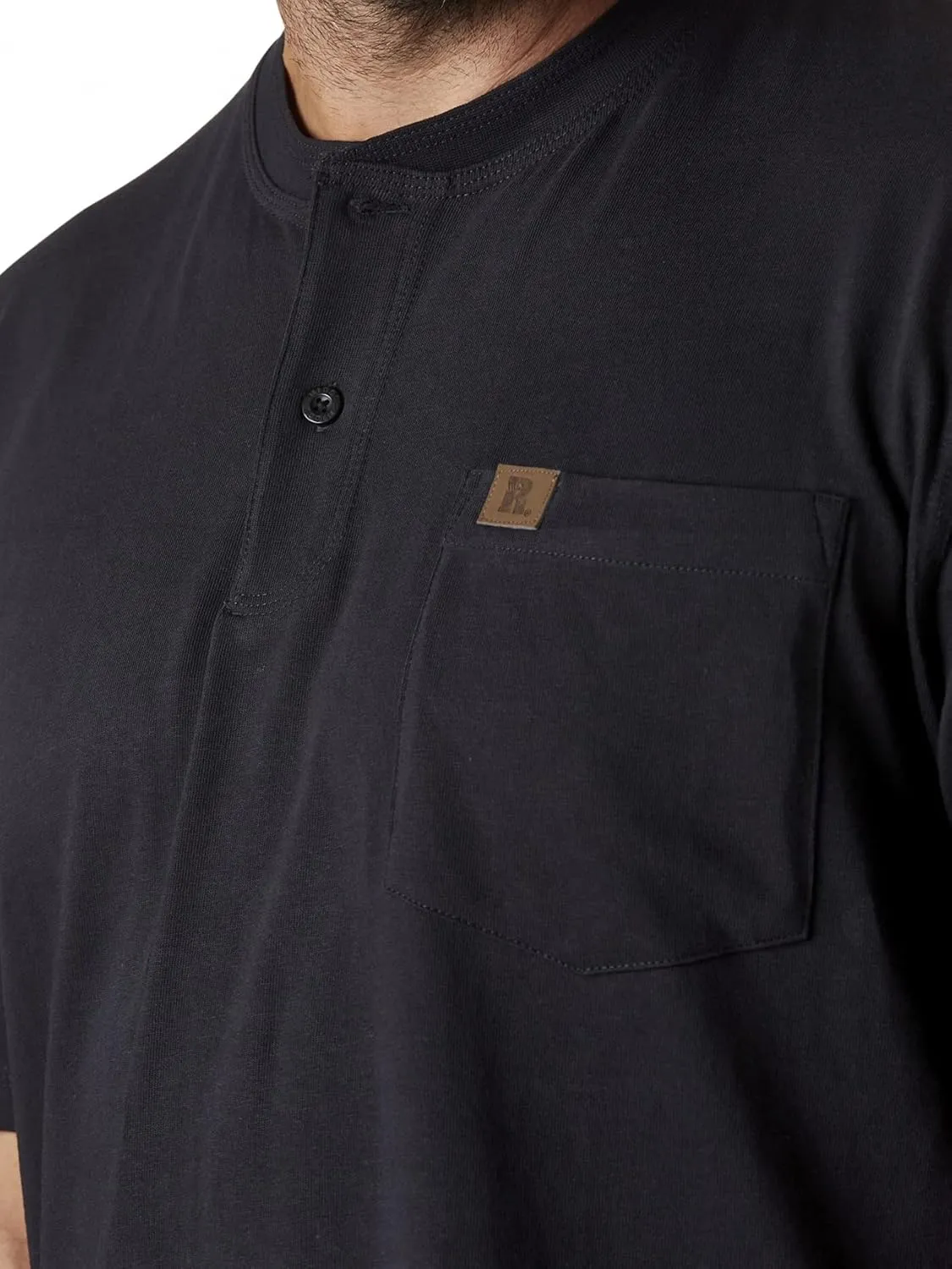 Wrangler Men's Short Sleeve Henley T-Shirt
