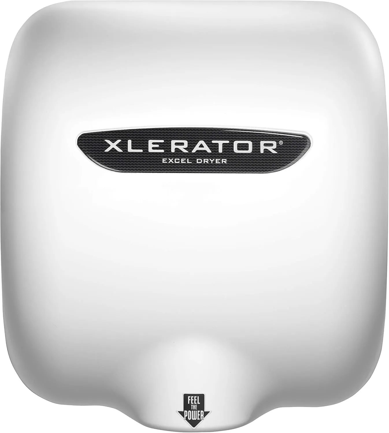 XLERATOR XL-BW Automatic High Speed Hand Dryer with White Thermoset (BMC)Cover and 1.1 Noise Reduction Nozzle, 12.5 A, 110/120 V