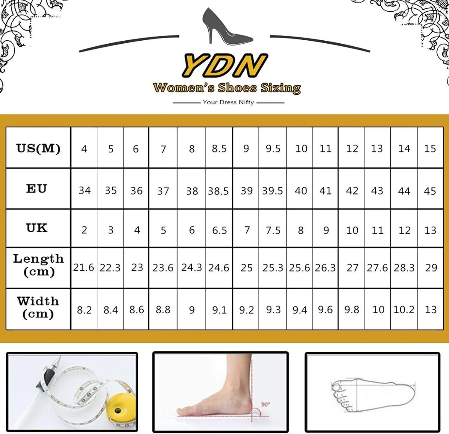 YDN Women's Peep Toe Sky High Heels Platform Pumps Ankle Straps Shoes Metal Stilettos Size 4-15 US