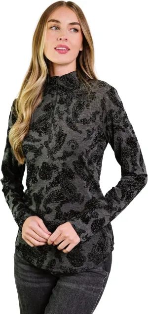 Zip Up Pullover with Thumb Holes