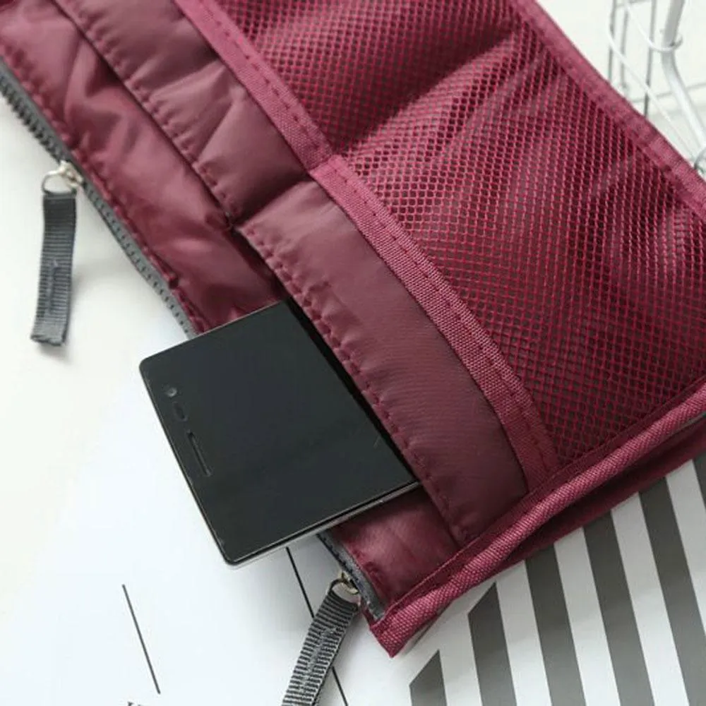 Zipper Mesh Toiletry Bag