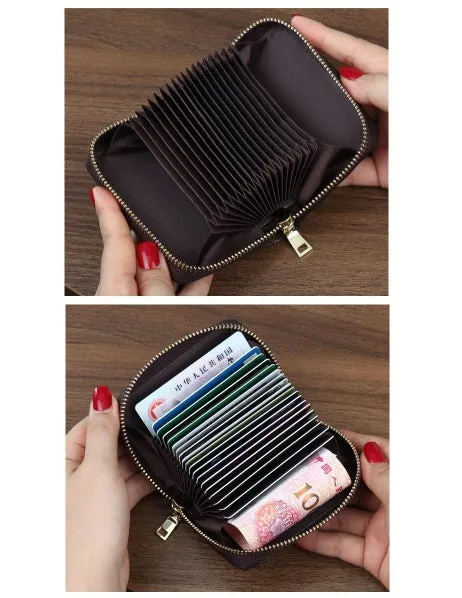 Zipper Money Pouch Multi-functional Card Clip Pocket Purse
