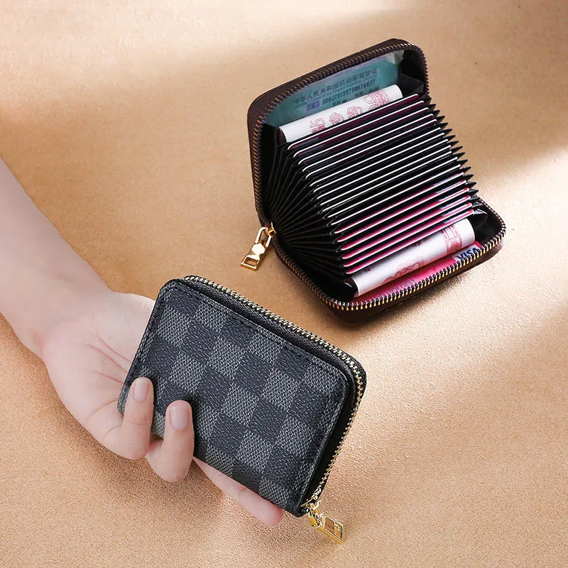 Zipper Money Pouch Multi-functional Card Clip Pocket Purse
